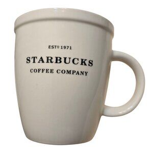NWOT - 2007 Vintage Collectible 18oz STARBUCKS Est 1971 Barista Coffee Mug